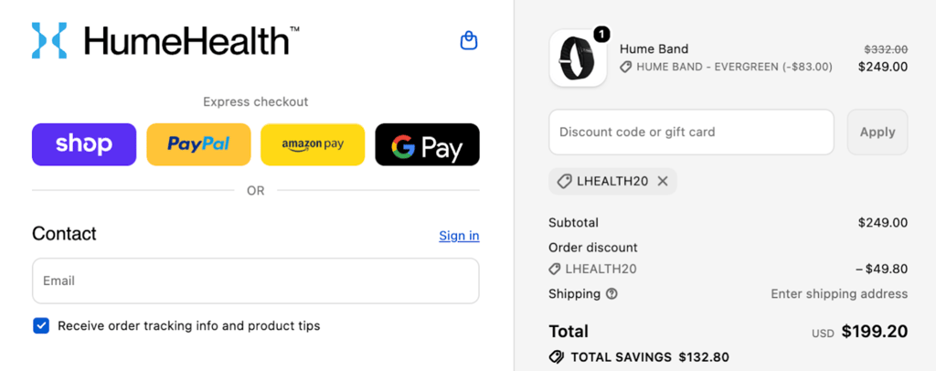 hume health discount