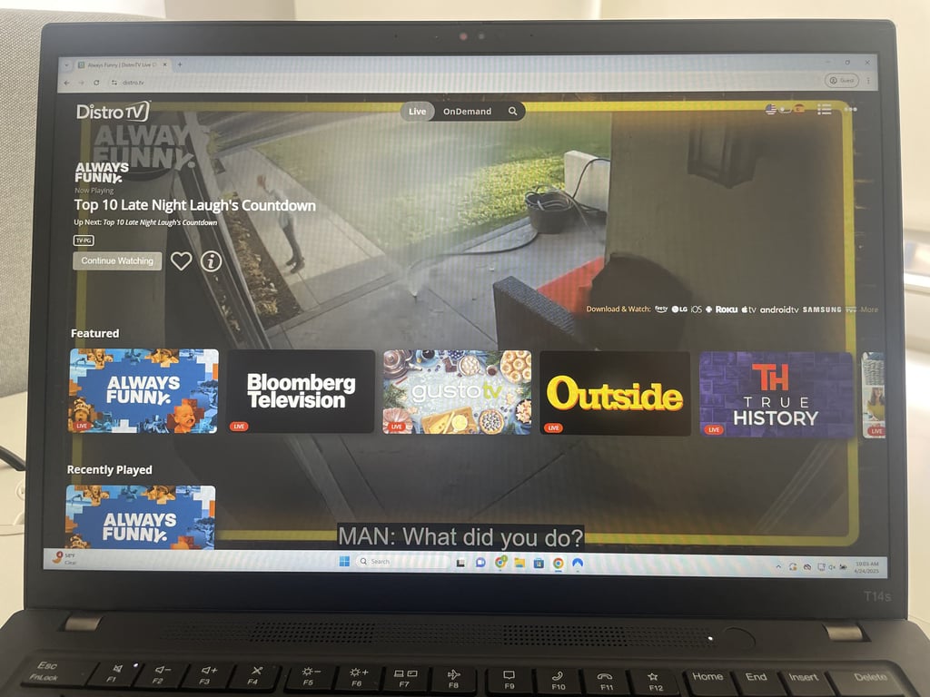 Streaming on DistroTV