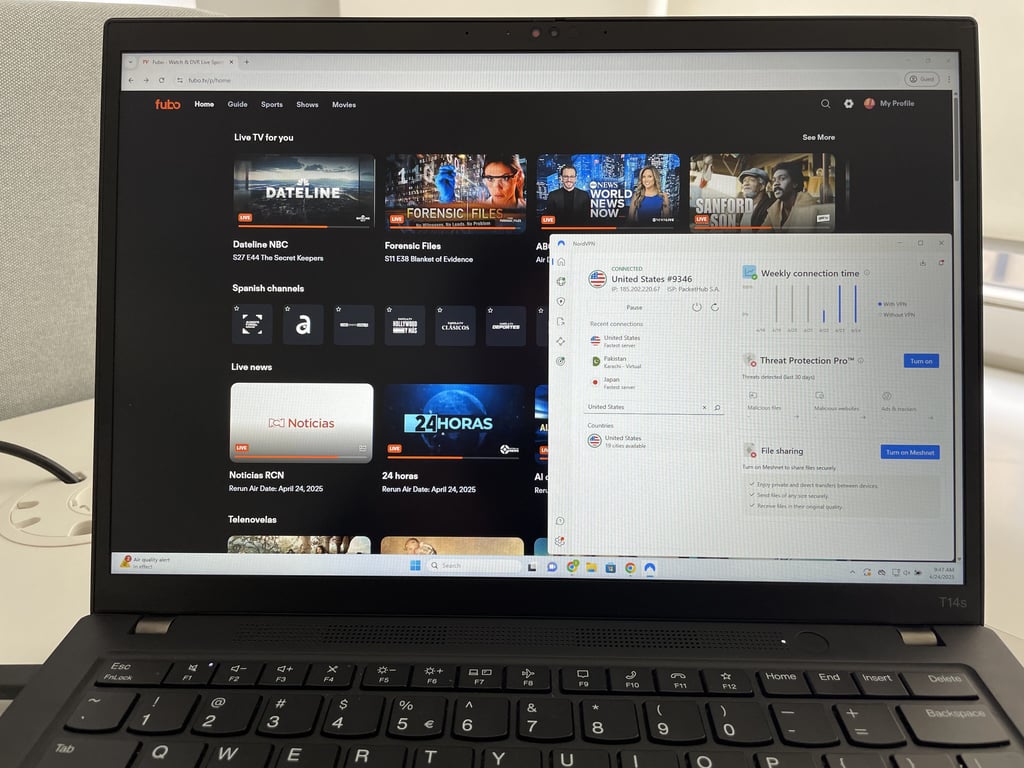 Streaming on FuboTV