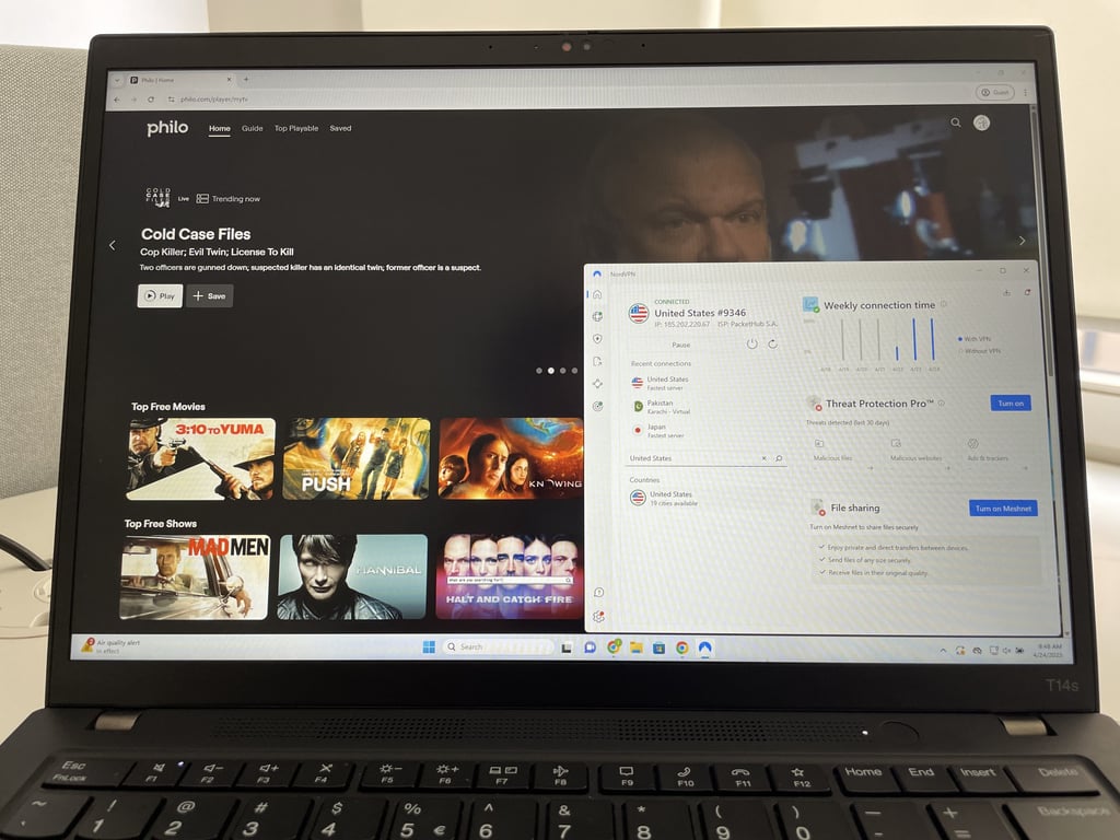 Streaming on Philo