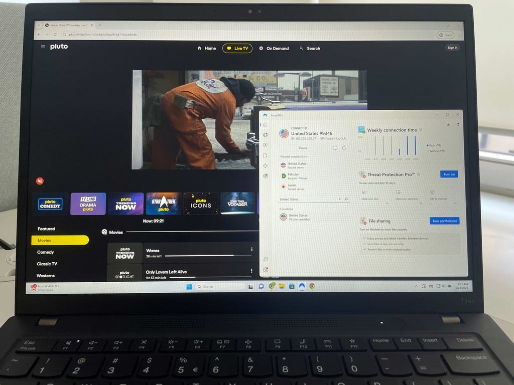 streaming on pluto tv