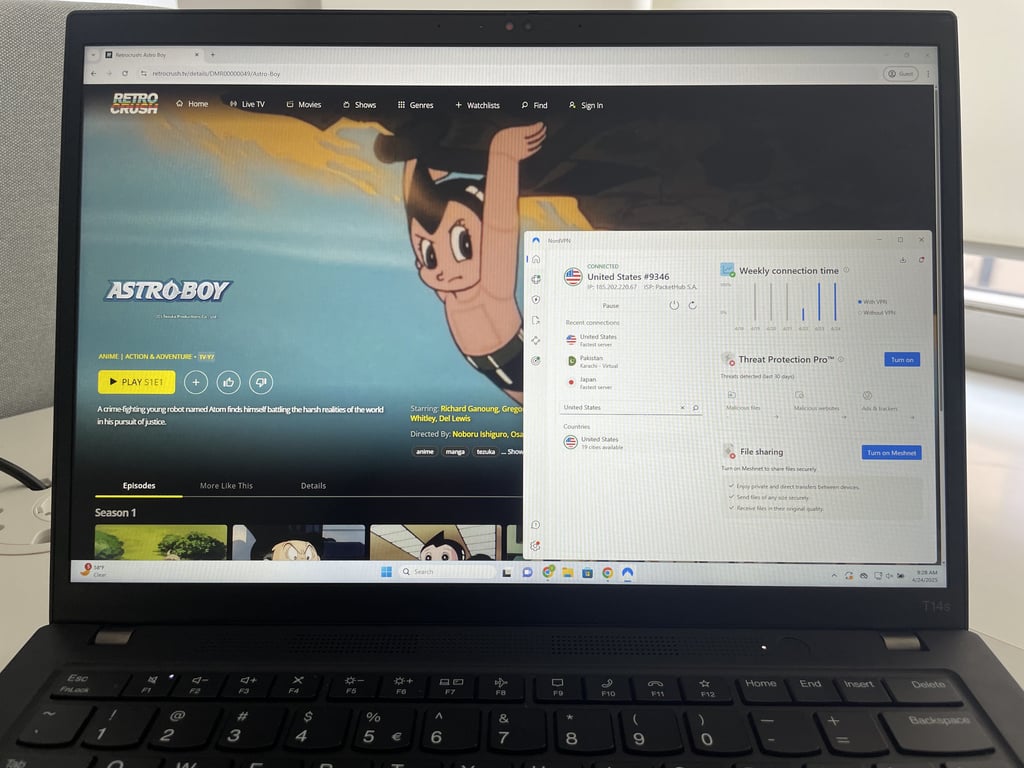 Streaming on RetroCrush