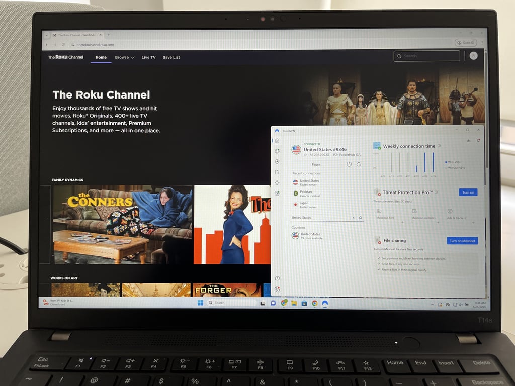 Streaming on The Roku Channel