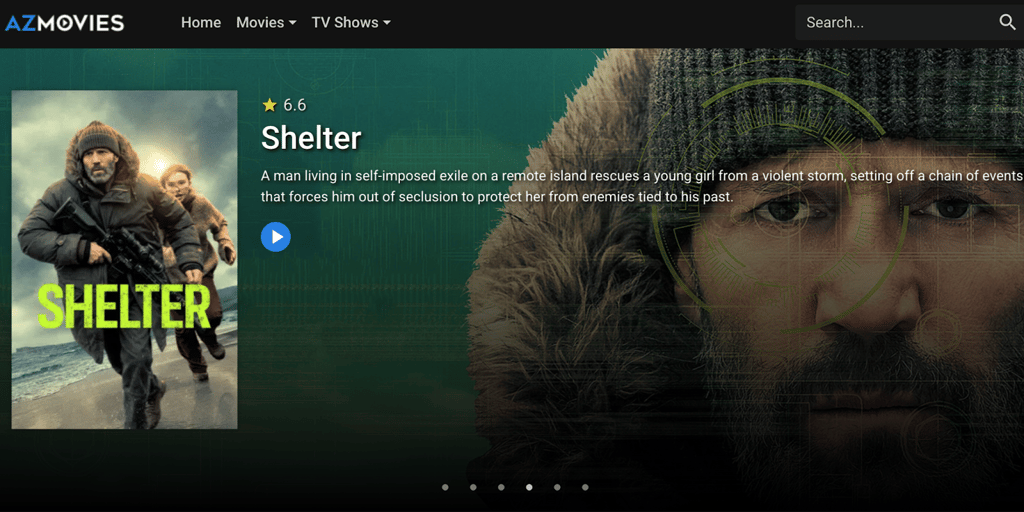 AZMovies home page