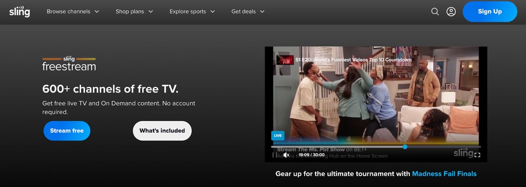 Sling TV Freestream