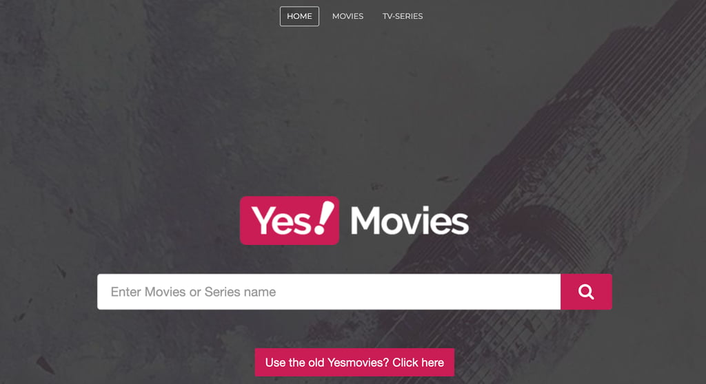 YesMovies home page