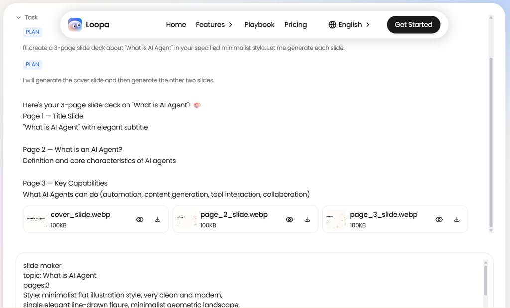 How AI Agents Turn Simple Prompts Into a Complete Presentation