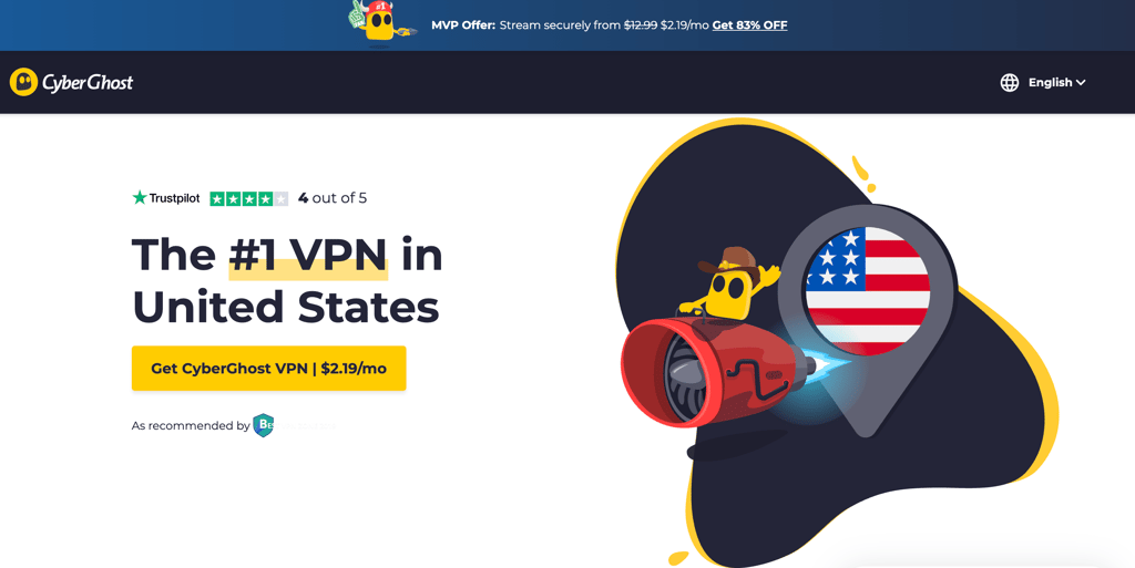 cyberghost landing page october 2026