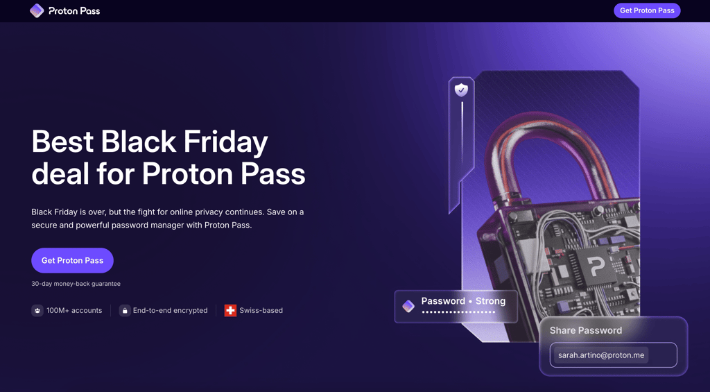 proton pass black friday october 2026