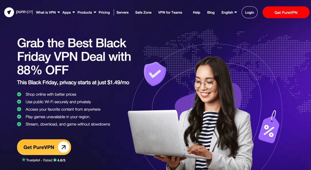 purevpn black friday october 2026