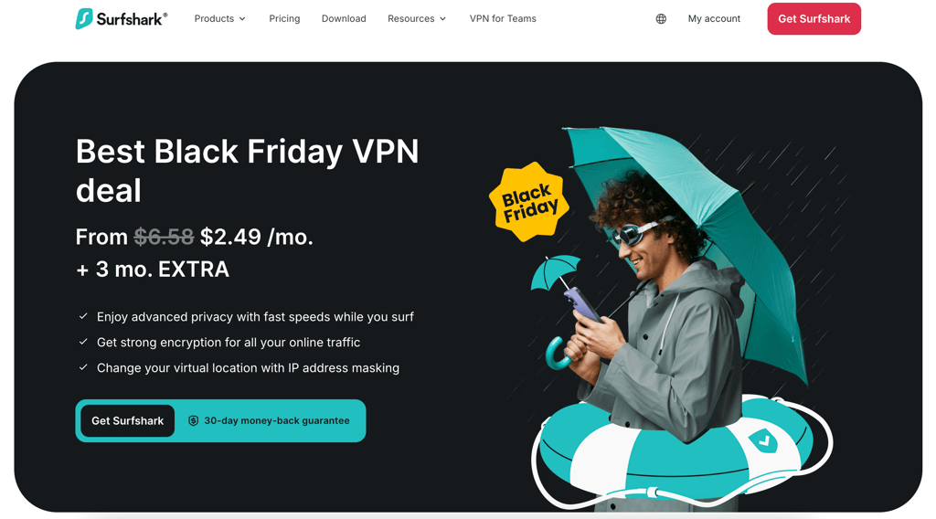 surfshark black friday october 2026