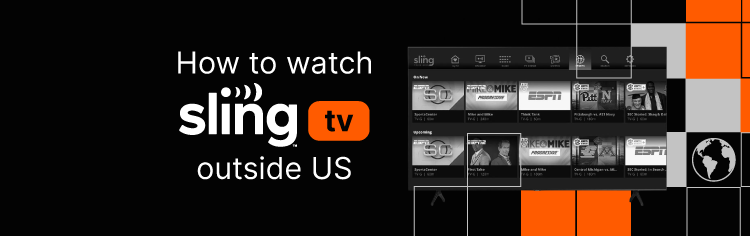 how to watch sling tv outside us