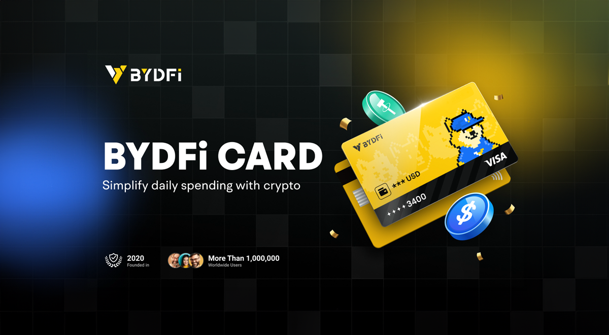 BYDFi Card Officially Launches: One Card to Seamlessly Bridge Web3 Assets and Real-World Spending