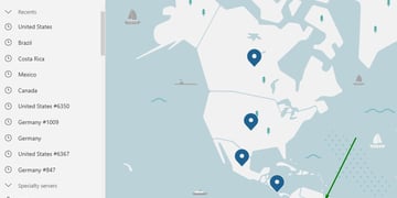 NordVPN: Click connect