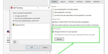 Setting up Split Tunneling in ExpressVPN