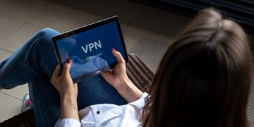 Title image for Guidance by National Security Agency. Girl upgrading to secure VPN for protected bro