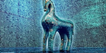 A depiction of Trojan horse