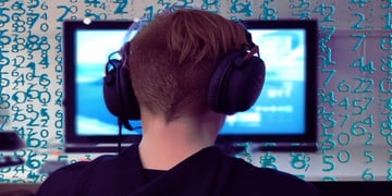 Image of a game streamer on TWITCH