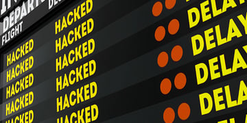 Hacked airport