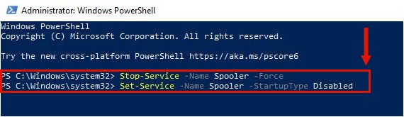 Prevent restarting the Windows Print Spooler service